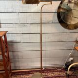 Articulated reading floor lamp in brass, design by DLG Fratelli Martini.