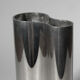 Mirrored Sculptural Stainless Steel Vase