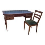 Second Empire desk and chair