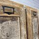 Antique patinated cloakroom