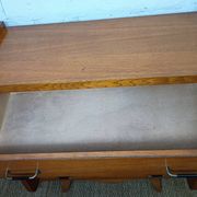 Commode années 50 60 quatre tiroirs pieds compas