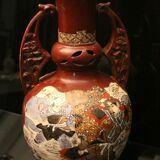 Satsuma Handle Vase Japan