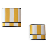 La divine – applique rayures transat jaune (petit modèle).