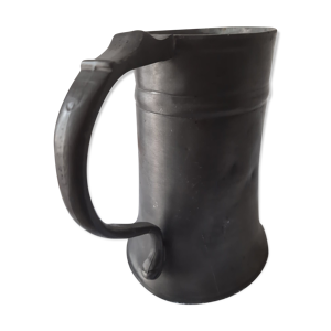 Ancienne chope en étain