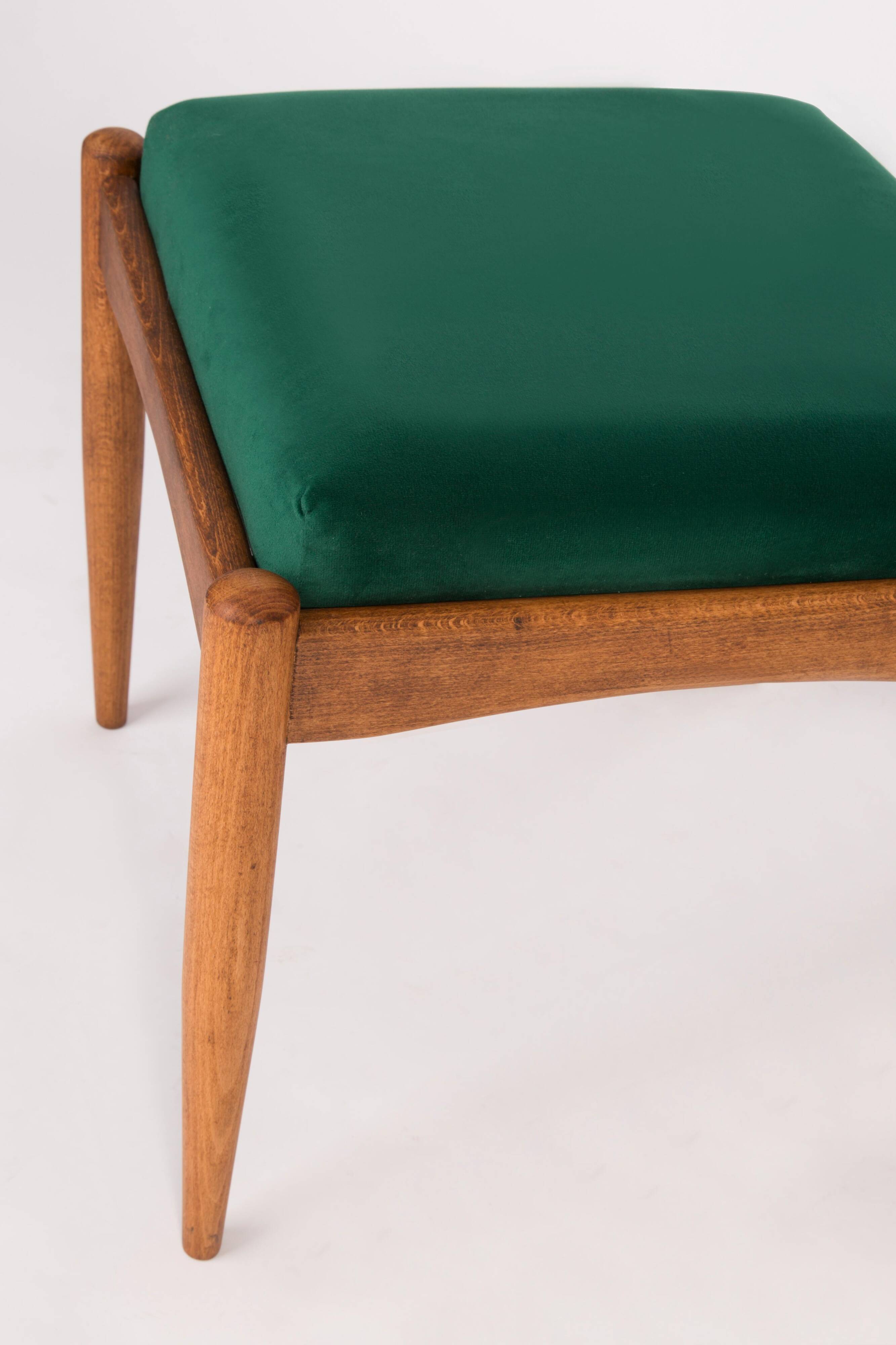 Ensemble de deux tabourets verts du 20ème siècle, années 1960