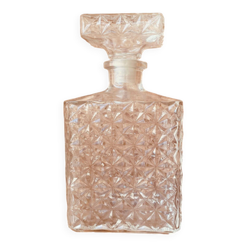 Rectangular vintage 1970s whisky carafe.