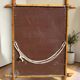 Wooden mirror turned in a bamboo style 58*73 cm