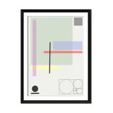Illustration - Affiche A3 formes pastel 002