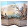 Early 20th Century French Tempera on Canvas Folding Screen with Seascape View