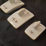 Art deco style coffee service 1 coffee maker, 1 milk jug, and 1 sugar bowl