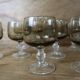 9 verres à apéritif en verre fumé Luminarc modèle Domaine
