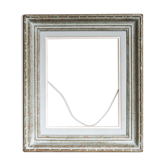 Old patinated frame
