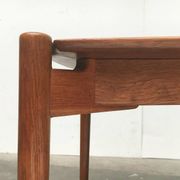 Mid-Century German coffee table series 400 in teak by Hartmut Lohmeyer for Wilkhahn, 1950s.