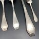 Art Deco silver metal cutlery set