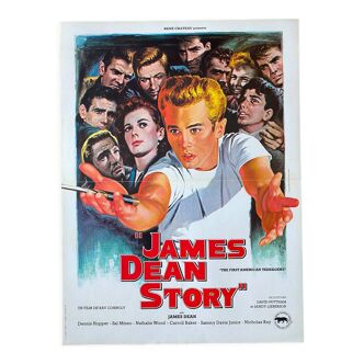 Affiche cinéma originale "James Dean Story" 40x60cm 1975