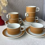 Tasses Sarreguemines design 70'