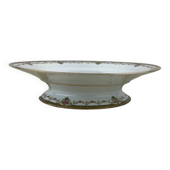 Old porcelain compotier from Limoges France
