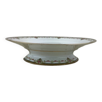 Antique Limoges porcelain fruit bowl from France