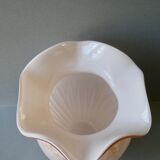 Vase Art Nouveau en opaline rose