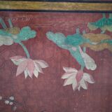 Table basse laque rouge japonaise