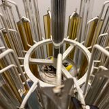 Murano Glass Trilobi Chandelier by Venini 1970’s