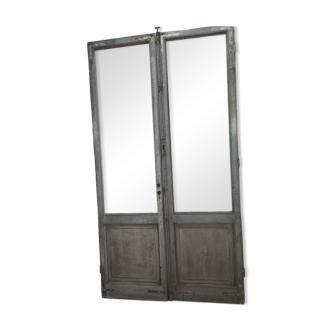 Glazed doors in fir wood