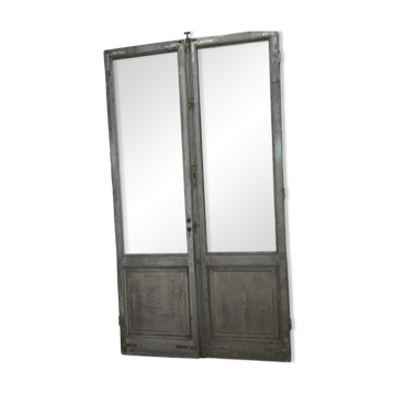 Portes vitrées en sapin