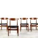 Set Of 6 Vintage Midcentury Danish Teak Chairs. Delivery. Modern /