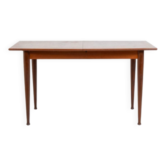 table à manger extensible par van Pelt Belgique, années 1960.