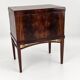 Swedish Grace Cabinet, Flamed Mahogany