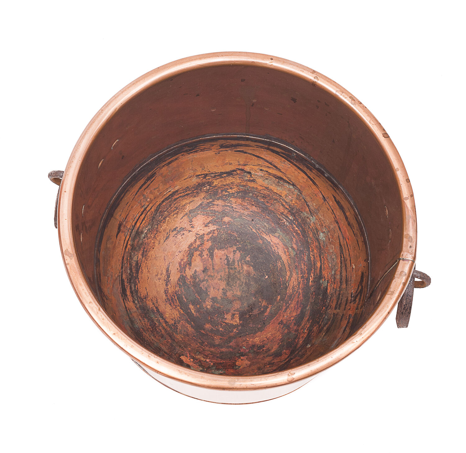 Copper planter and pedestal