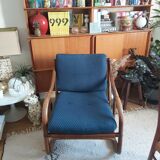 Vintage bamboo armchair