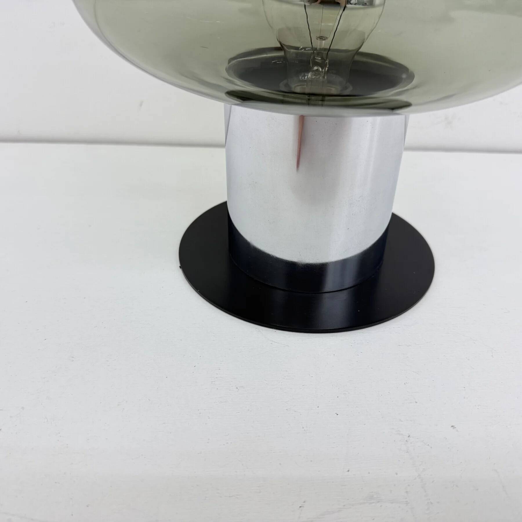 Mid-century Anvia Holland glass table lamp, 1970s