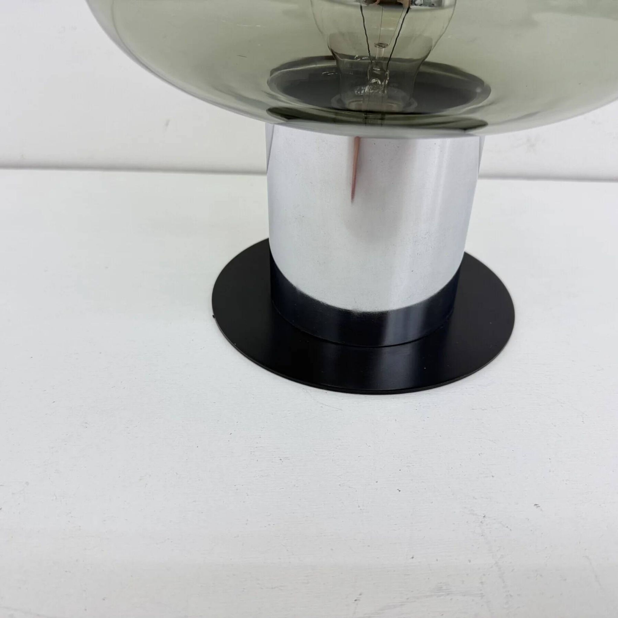 Mid-century Anvia Holland glass table lamp, 1970s