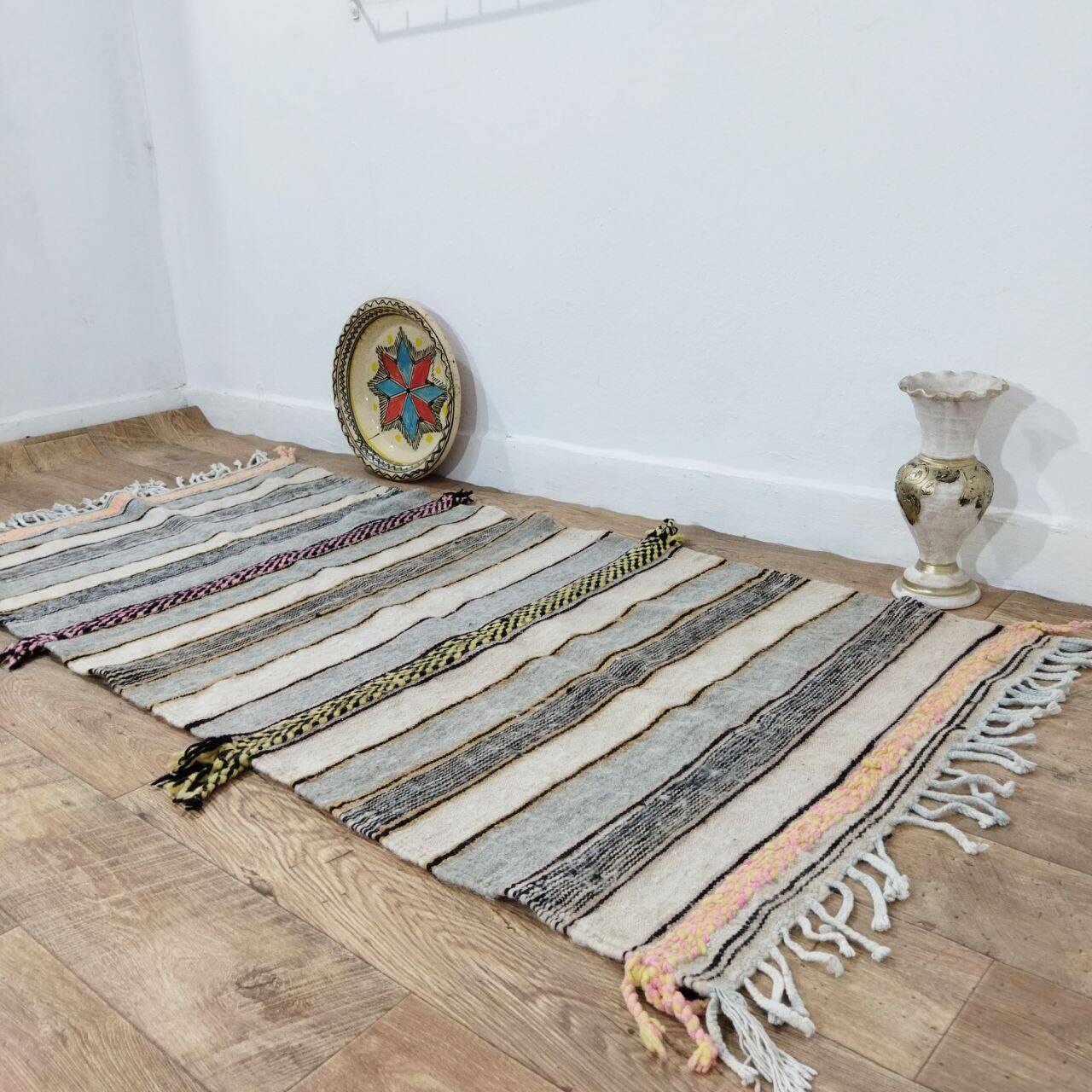 Handcrafted Moroccan Berber Rug 183 X 88CM