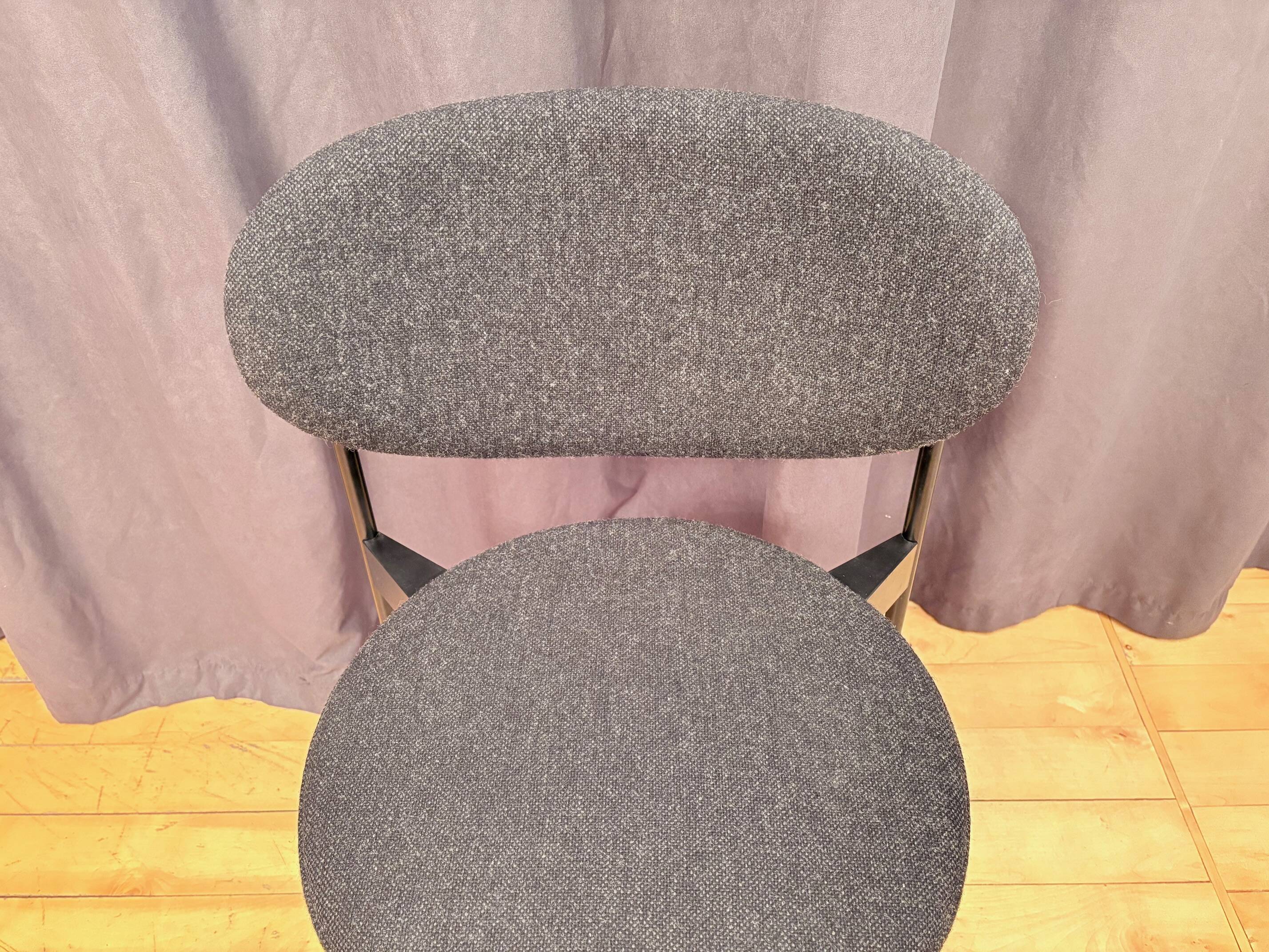 Chair 430 designed by Verner Panton, Verpan, Denmark, signed by Peter.