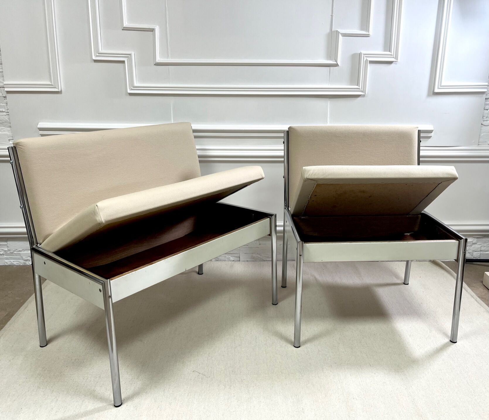 Kitchen benches bar or vintage dining area