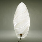 Italian art glass disc table lamp by Vetri Murano, 1970