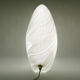 Italian art glass disc table lamp by Vetri Murano, 1970