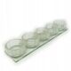 J4i art deco set of crystal salt shakers