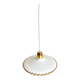 Suspension opaline crénelée