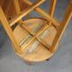 Restored Danish folding teak table with three nesting chairs by Poul Hundevad