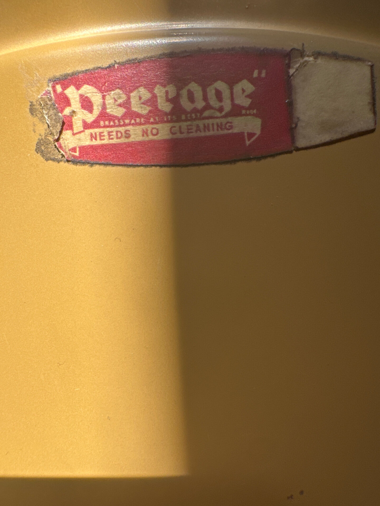 Brass Porthole Mirror — PEERAGE, England 1950