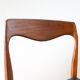 Teak and skai chair