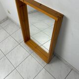 Vintage Scandinavian mirror pinewood