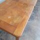 Oak desk table 1950 2 drawers -1m30