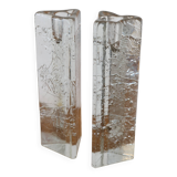 Pair of Scandinavian Iittala "Arkipelago" candlesticks by Timo Sarpaneva