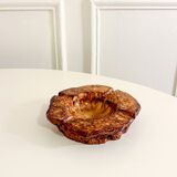 Alabaster ashtray, Brown, 1960