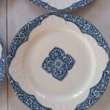 4 assiettes Vieux Rouen