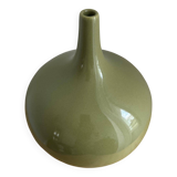 Large glazed ceramic ball vase LES HERITIERS FRANCE - By Aimé Cécil